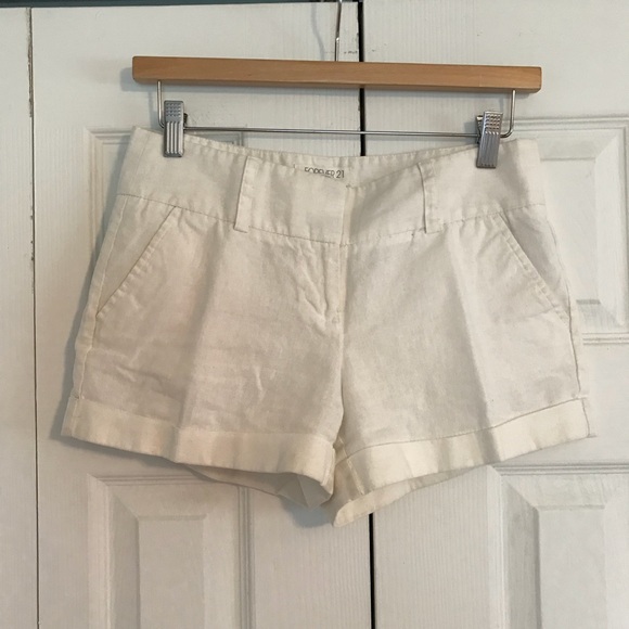 forever 21 linen shorts